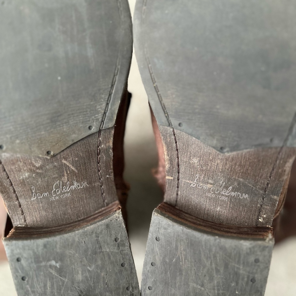 Sam Edelman Ridge Leather Ankle Boots - Picture 6 of 13